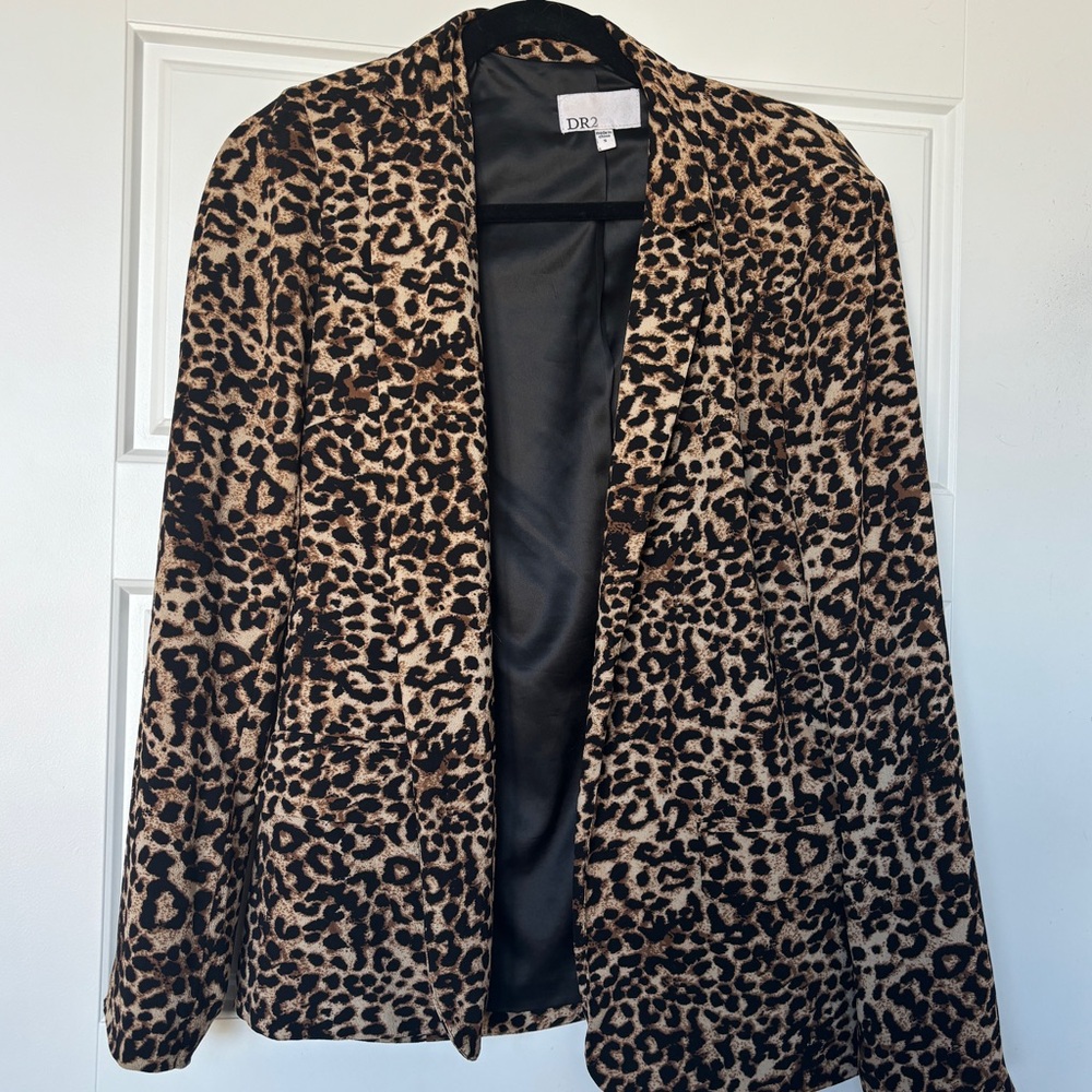 Nordstrom, Leopard print blazer, Size S